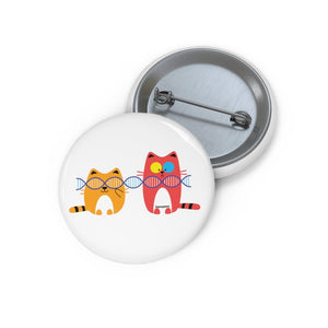 Two Cats Pin