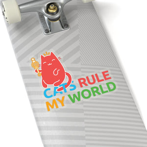 Cats Rule Sticker