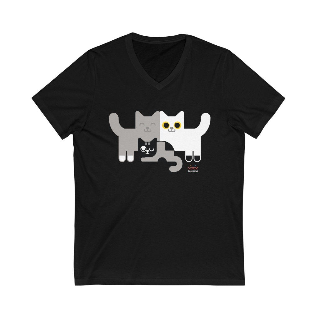 Grey Cats Tee (black)