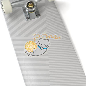 Kitty Yarn Sticker