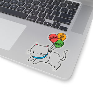 Kitty Balloon Stickers (5574083805343)
